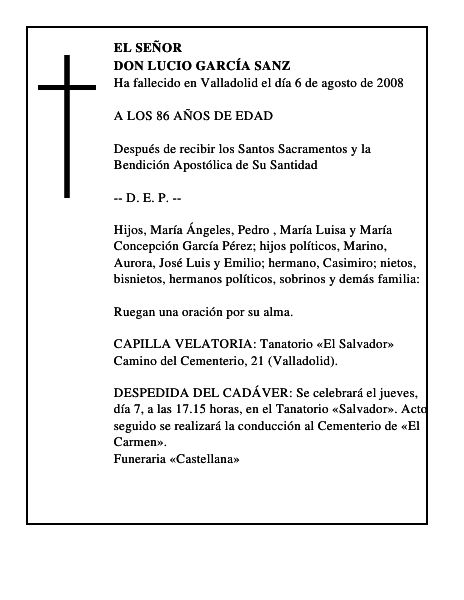 DON LUCIO GARCÍA SANZ