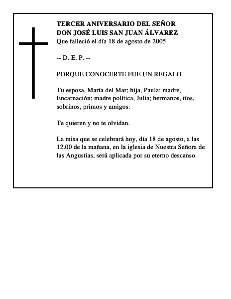 DON JOSÉ LUIS SAN JUAN ÁLVAREZ