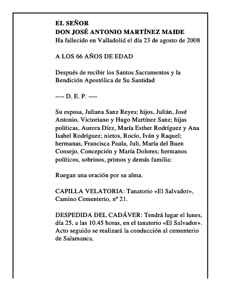 DON JOSÉ ANTONIO MARTÍNEZ MAIDE