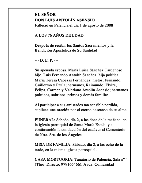 DON LUIS ANTOLÍN ASENSIO