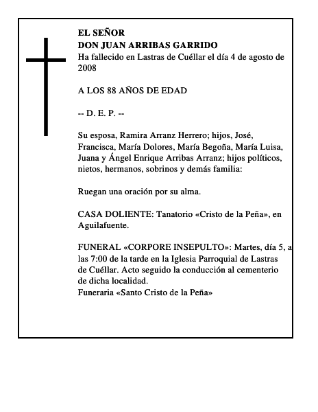 DON JUAN ARRIBAS GARRIDO