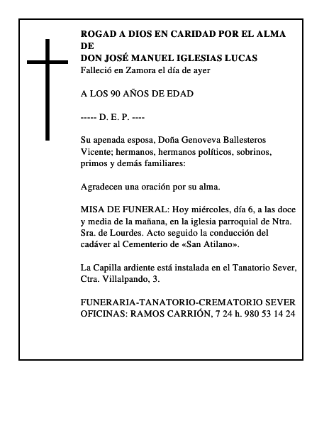 DON JOSÉ MANUEL IGLESIAS LUCAS