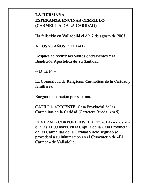 ESPERANZA ENCINAS CERRILLO