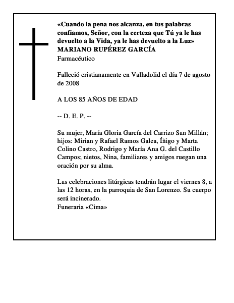 MARIANO RUPÉREZ GARCÍA