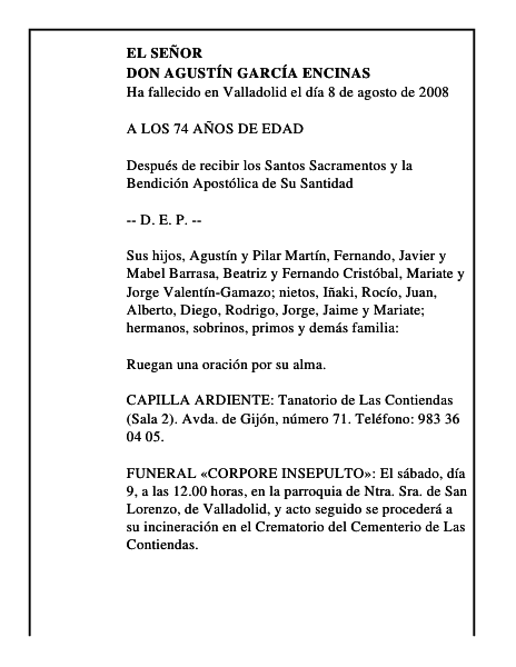 DON AGUSTÍN GARCÍA ENCINAS