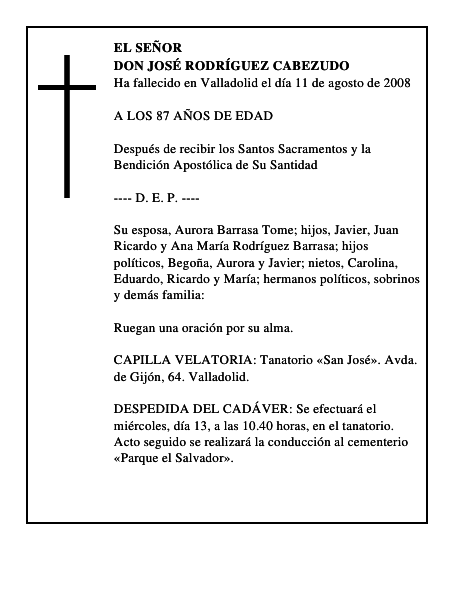 DON JOSÉ RODRÍGUEZ CABEZUDO