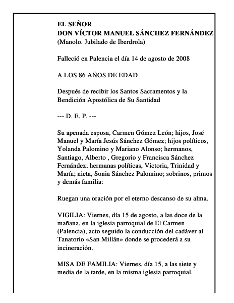 DON VÍCTOR MANUEL SÁNCHEZ FERNÁNDEZ