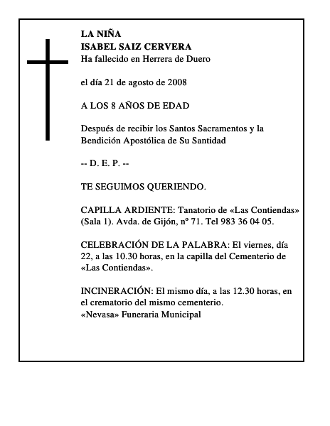 ISABEL SAIZ CERVERA