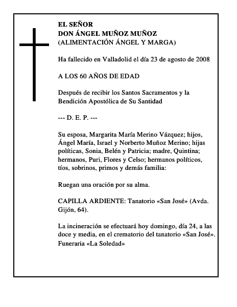 DON ÁNGEL MUÑOZ MUÑOZ