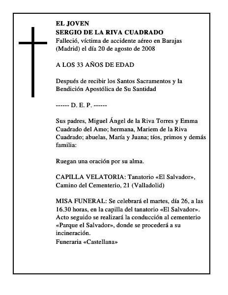 SERGIO DE LA RIVA CUADRADO