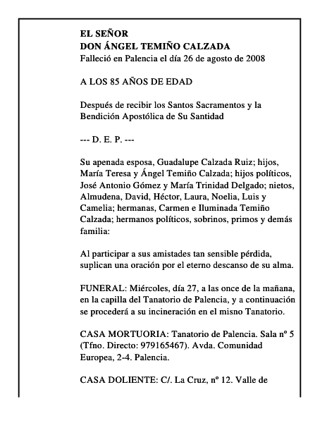 DON ÁNGEL TEMIÑO CALZADA