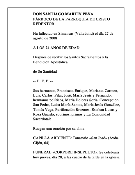 DON SANTIAGO MARTÍN PEÑA