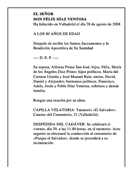 DON FÉLIX DÍAZ VENTOSA