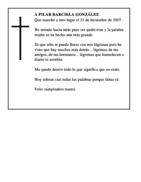 A PILAR BARCIELA GONZALEZ