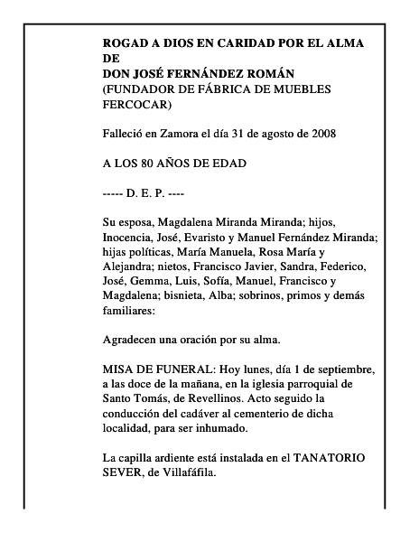DON JOSÉ FERNÁNDEZ ROMÁN