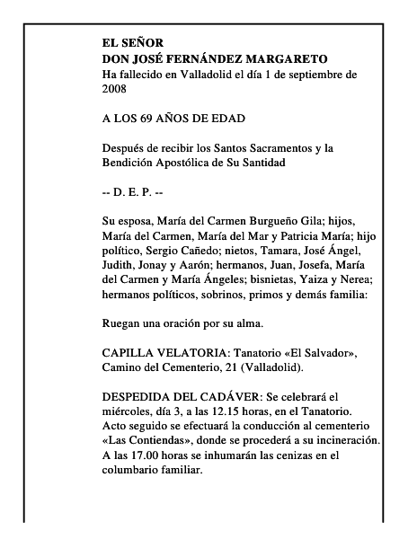 DON JOSÉ FERNÁNDEZ MARGARETO