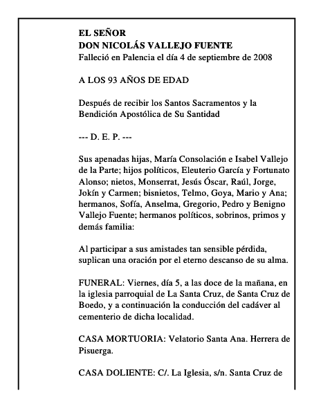 DON NICOLÁS VALLEJO FUENTE