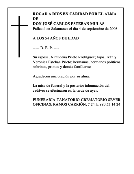 DON JOSÉ CARLOS ESTEBAN MULAS