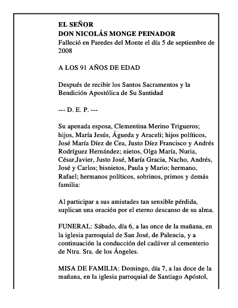 DON NICOLÁS MONGE PEINADOR