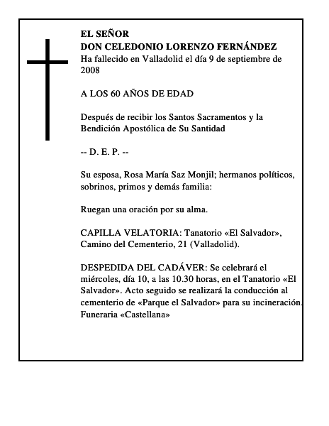 DON CELEDONIO LORENZO FERNÁNDEZ