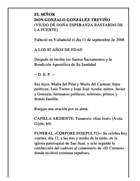 DON GONZALO GONZÁLEZ TREVIÑO