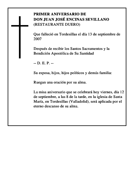 DON JUAN JOSÉ ENCINAS SEVILLANO