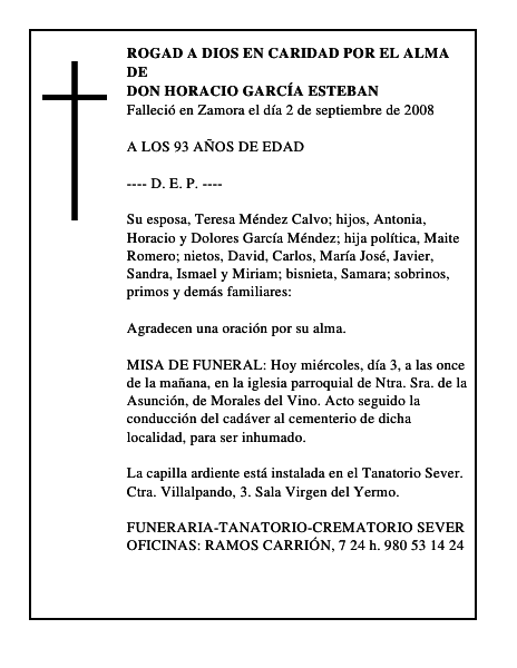 DON HORACIO GARCÍA ESTEBAN