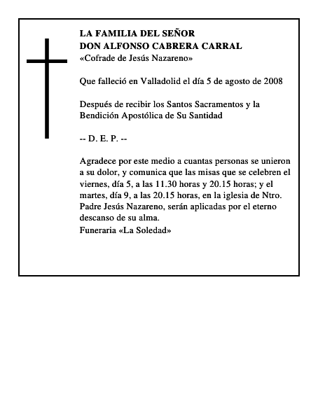 DON ALFONSO CABRERA CARRAL