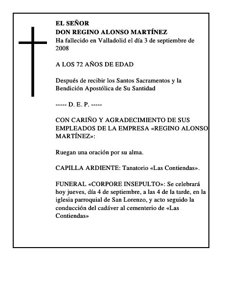 DON REGINO ALONSO MARTÍNEZ