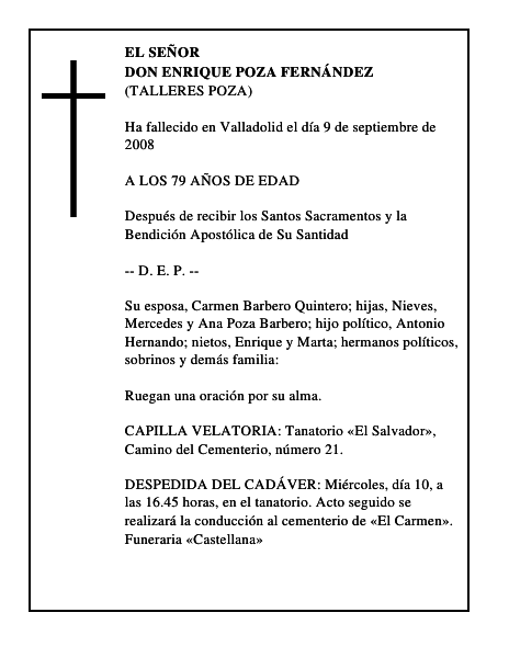DON ENRIQUE POZA FERNÁNDEZ