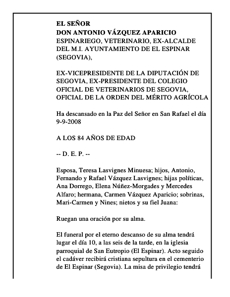 DON ANTONIO VÁZQUEZ APARICIO