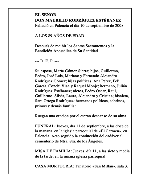 DON MAURILIO RODRÍGUEZ ESTÉBANEZ