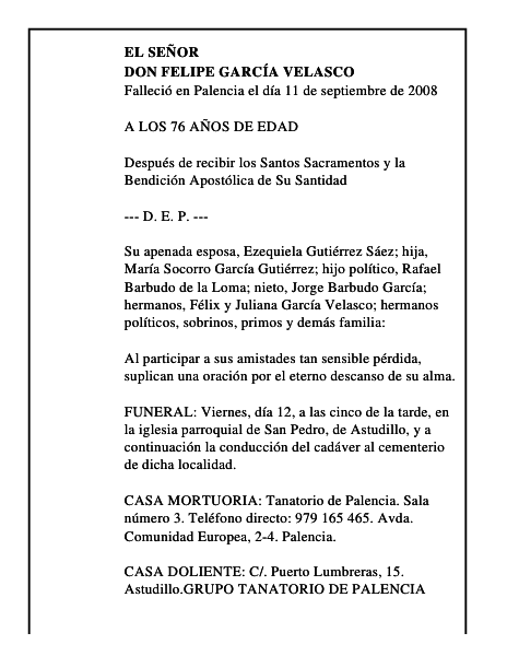 DON FELIPE GARCÍA VELASCO