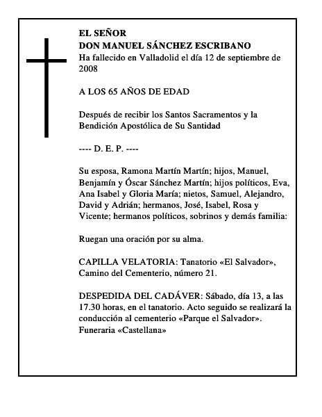 DON MANUEL SÁNCHEZ ESCRIBANO