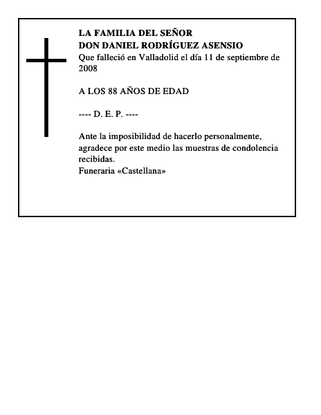 DON DANIEL RODRÍGUEZ ASENSIO