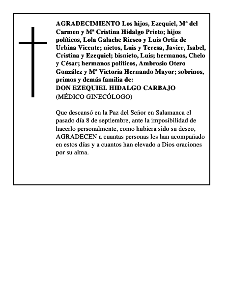 DON EZEQUIEL HIDALGO CARBAJO