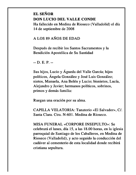 DON LUCIO DEL VALLE CONDE