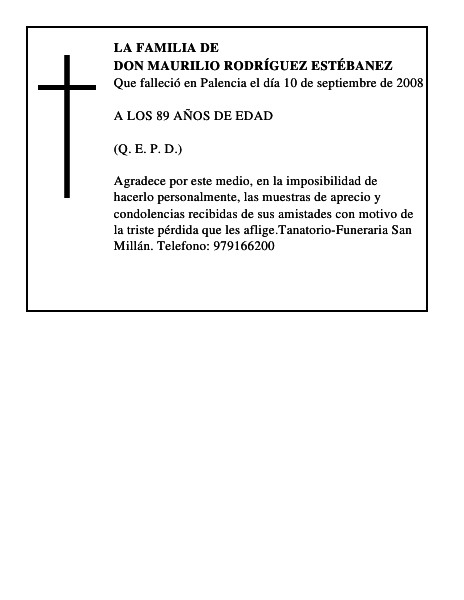 DON MAURILIO RODRÍGUEZ ESTÉBANEZ