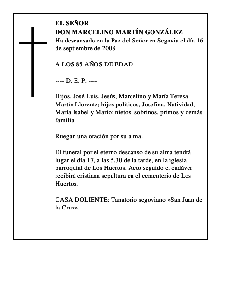DON MARCELINO MARTÍN GONZÁLEZ