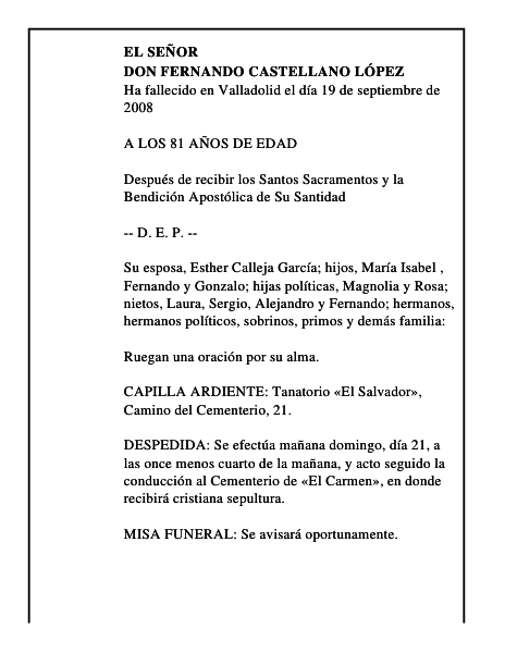 DON FERNANDO CASTELLANO LÓPEZ