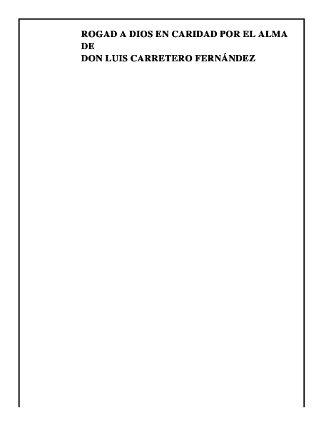 DON LUIS CARRETERO FERNÁNDEZ