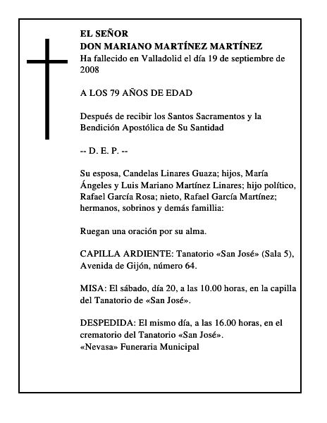 DON MARIANO MARTÍNEZ MARTÍNEZ