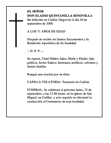DON ELADIO QUINTANILLA SENOVILLA