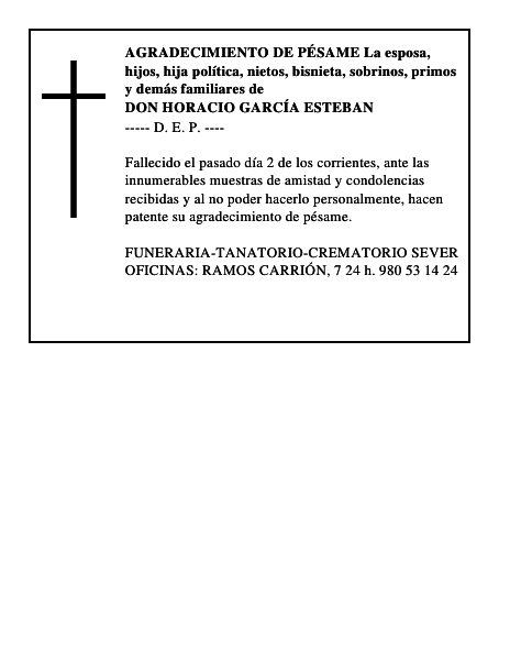 DON HORACIO GARCÍA ESTEBAN