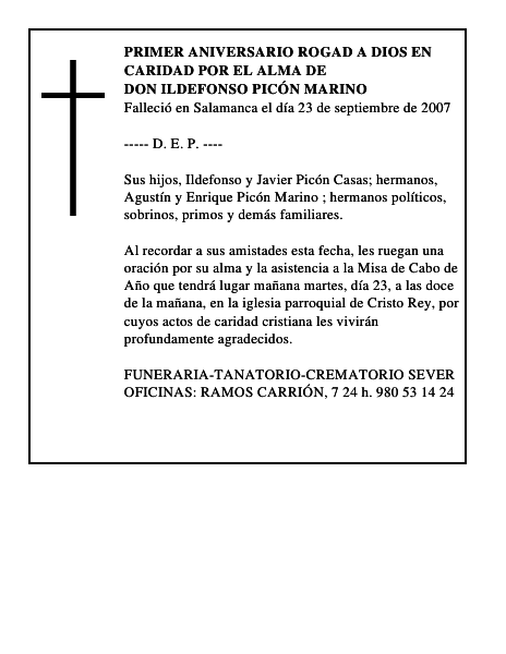 DON ILDEFONSO PICÓN MARINO