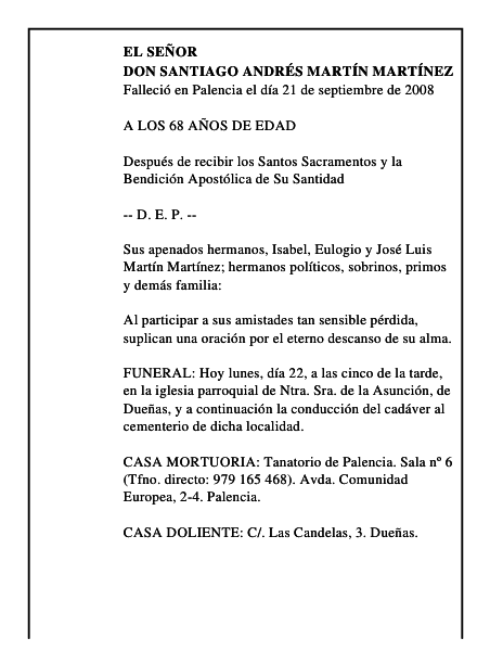 DON SANTIAGO ANDRÉS MARTÍN MARTÍNEZ
