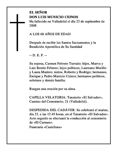 DON LUIS MUNICIO CEINOS