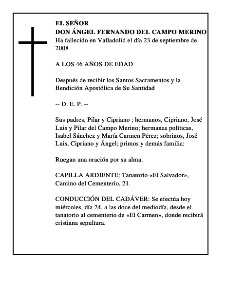 DON ÁNGEL FERNANDO DEL CAMPO MERINO