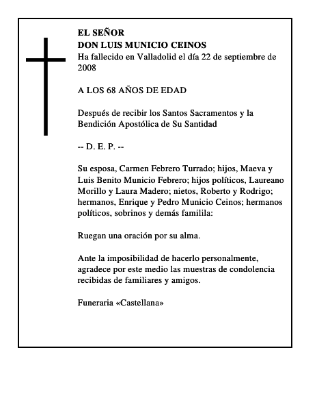 DON LUIS MUNICIO CEINOS