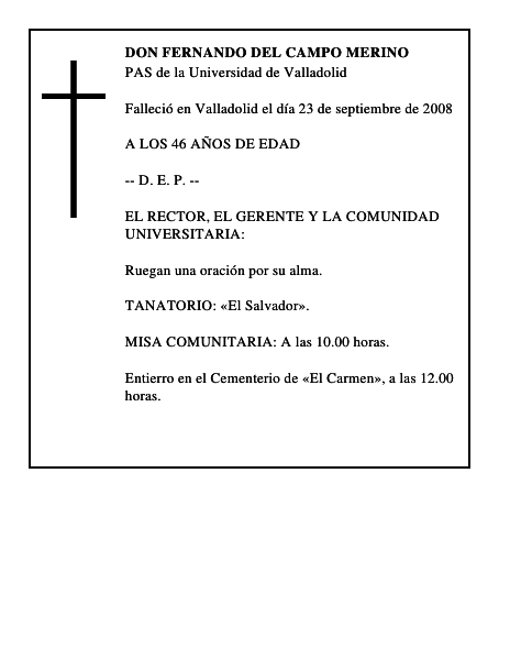 DON FERNANDO DEL CAMPO MERINO